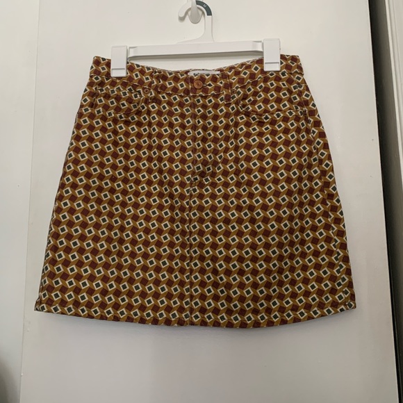 Reformation Mezzanine Jackie High Rise Denim Mini Skirt Size 29 - Picture 3 of 9